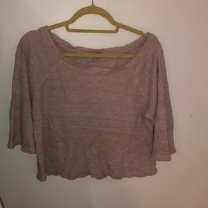 Free people half sleeve loose fit